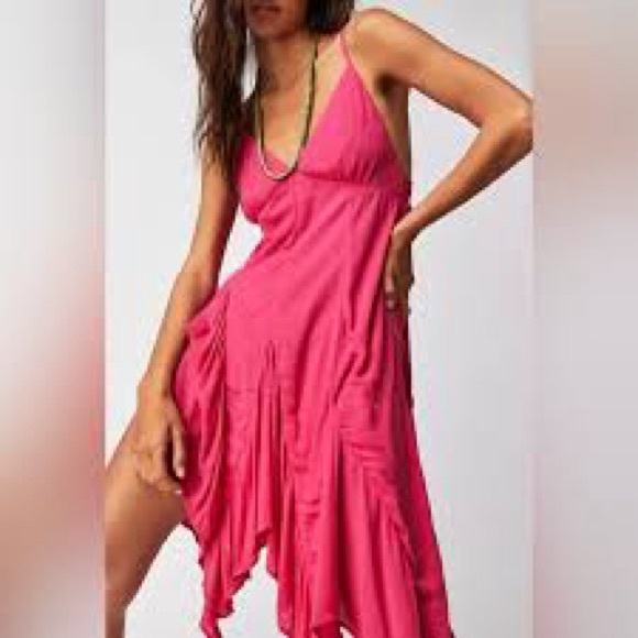 New Free People Slip My Mind Printed Trapeze Dress Size Small - Picture 3 of 10